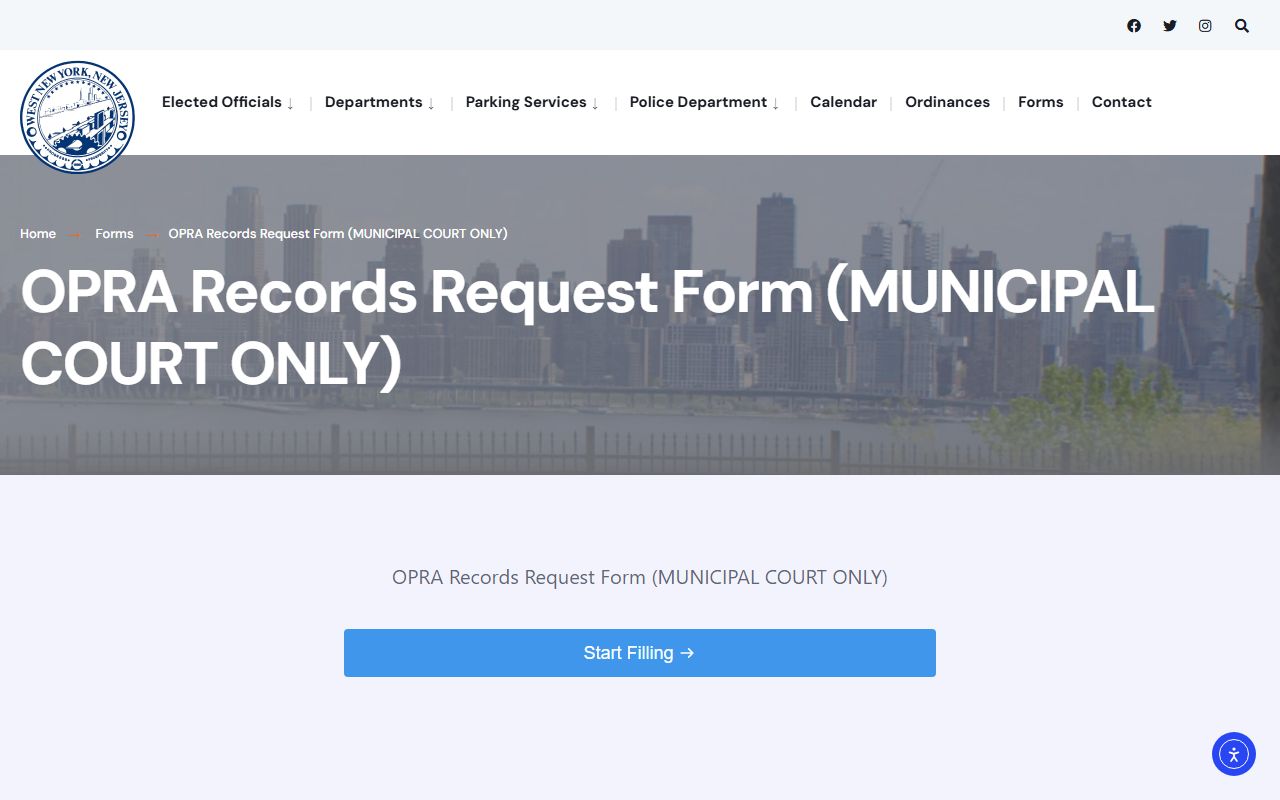 West New York police department resource for booking reports